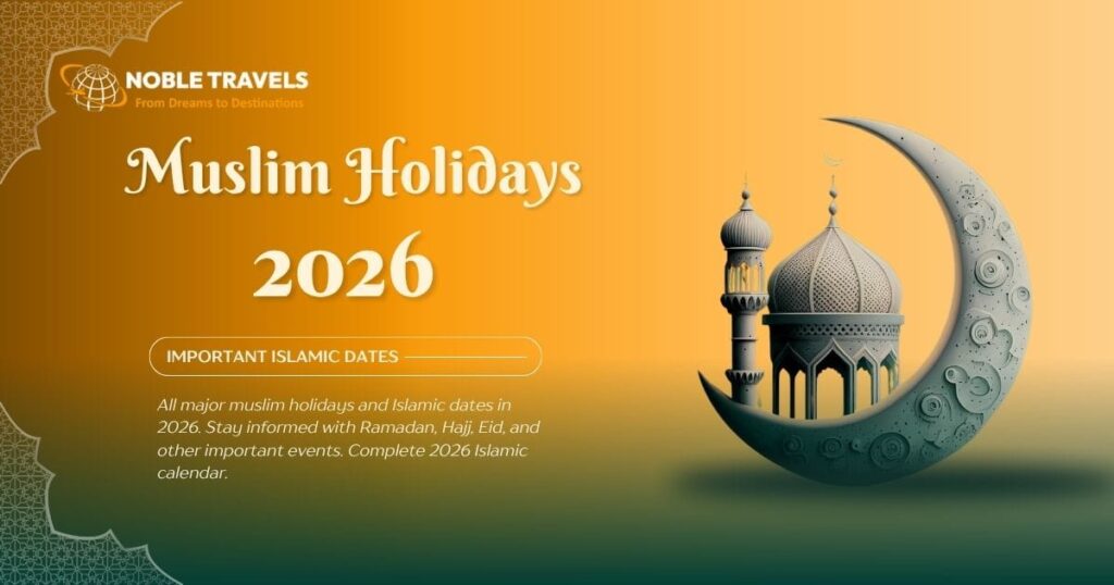 Muslim Holidays 2026